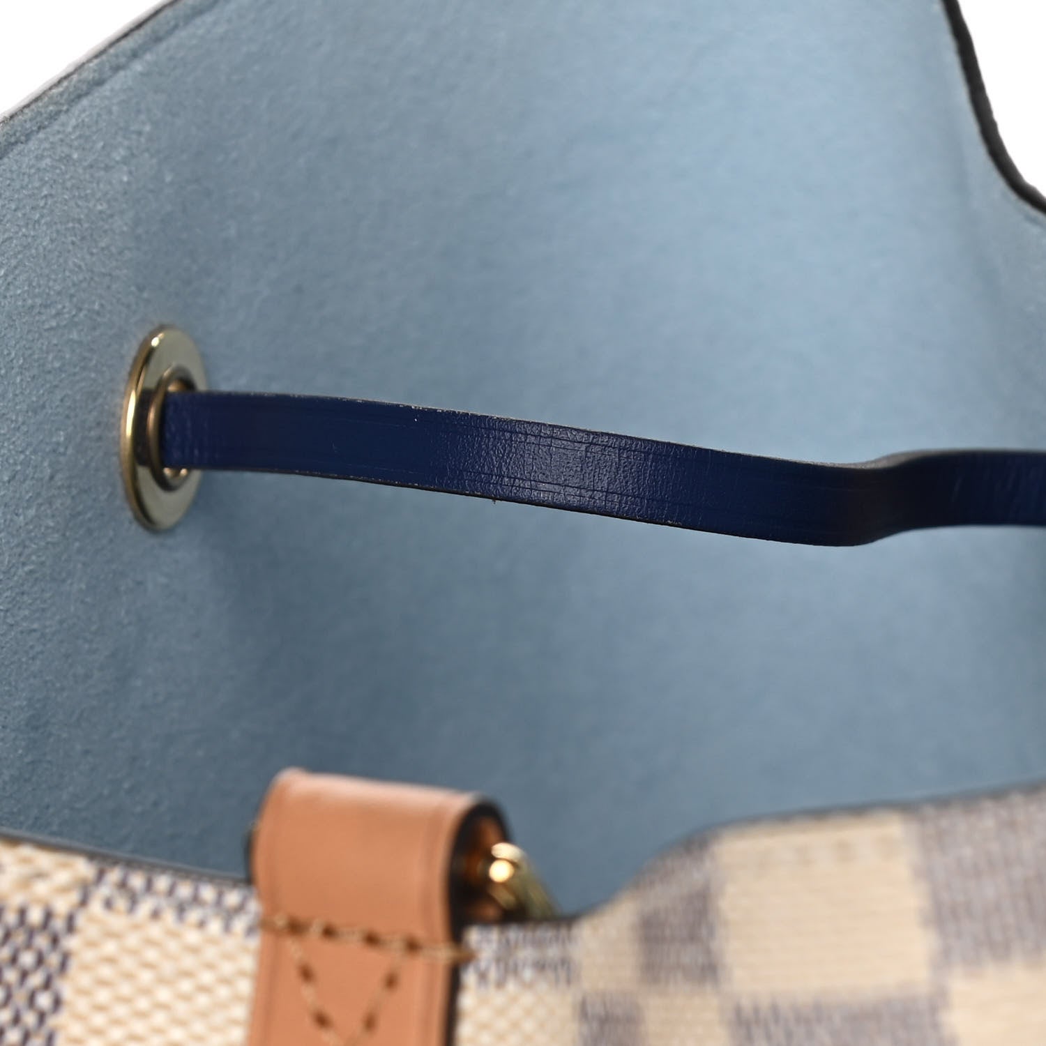 Louis Vuitton Damier Azur Braided Neonoe MM Blue 12 of 14