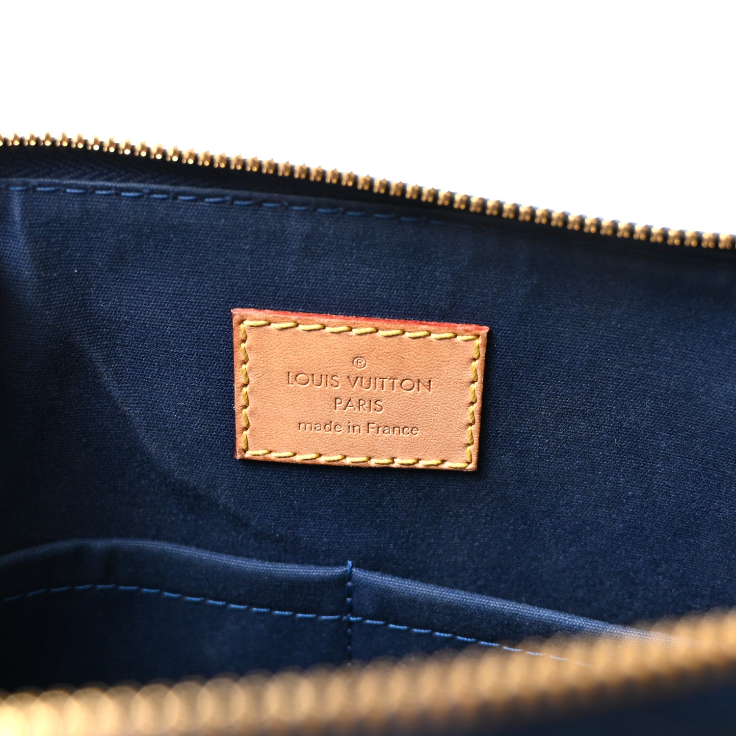 Louis Vuitton Vernis Alma PM Blue Infini 6 of 9