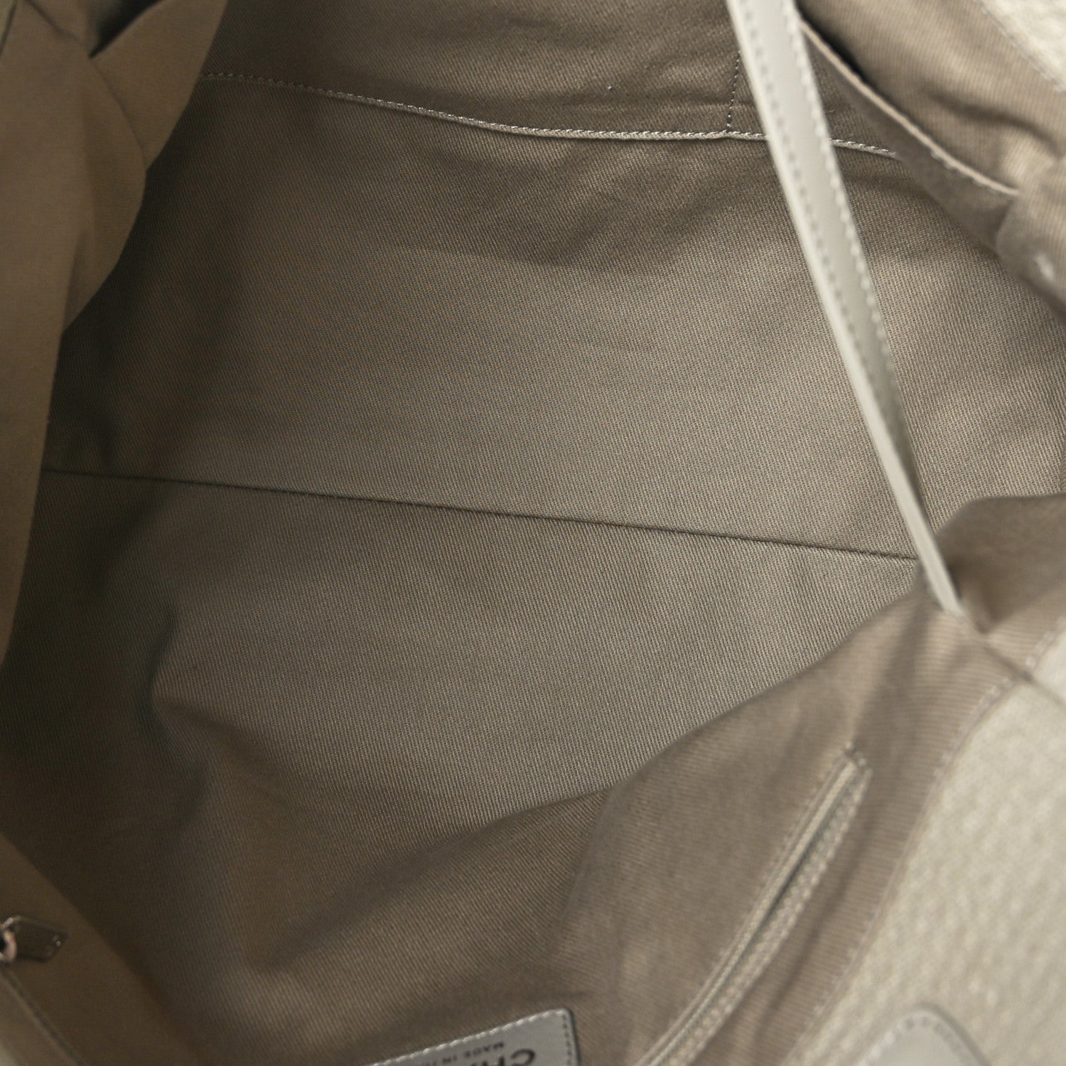 Chanel Mixed Fibers Small Deauville Tote Light Grey 6 of 10