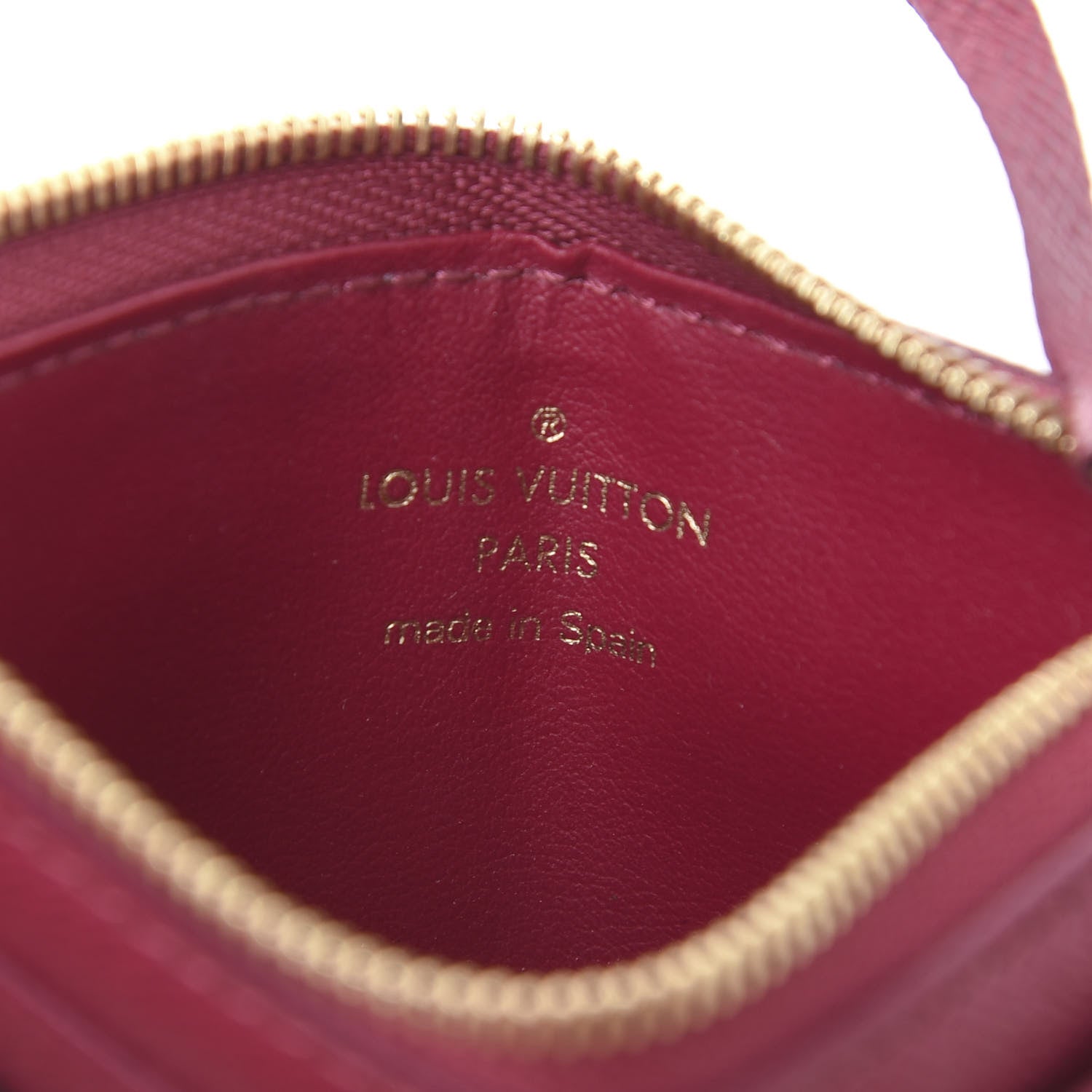 Louis Vuitton Monogram Zipped Card Holder Fuchsia 9 of 10