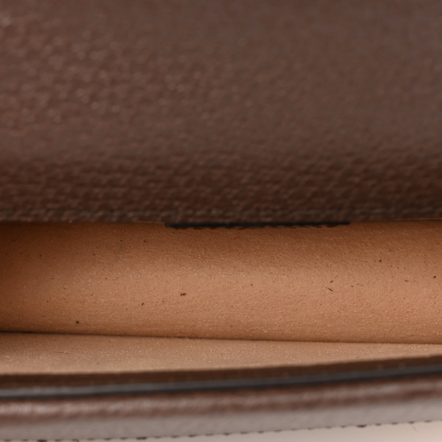 Gucci Monogram Jumbo GG Textured Dollar Calfskin Super Mini Dionysus Shoulder Bag Camel Ebony New Acero 5 of 9