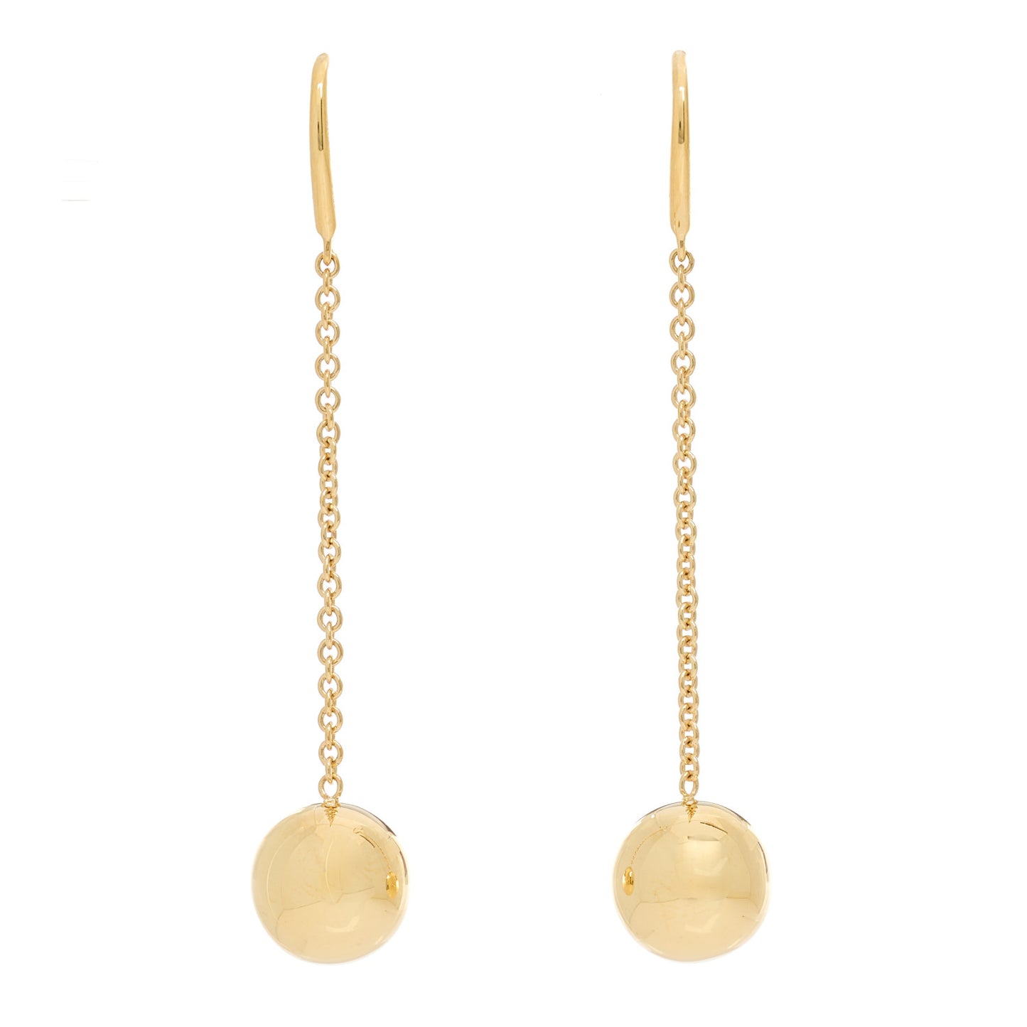 18K Yellow Gold 10mm Hardwear Ball Hook Drop Earrings