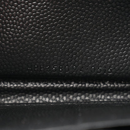 Saint Laurent Grain De Poudre Matelasse Chevron Monogram Zip Around Wallet Black 7 of 7