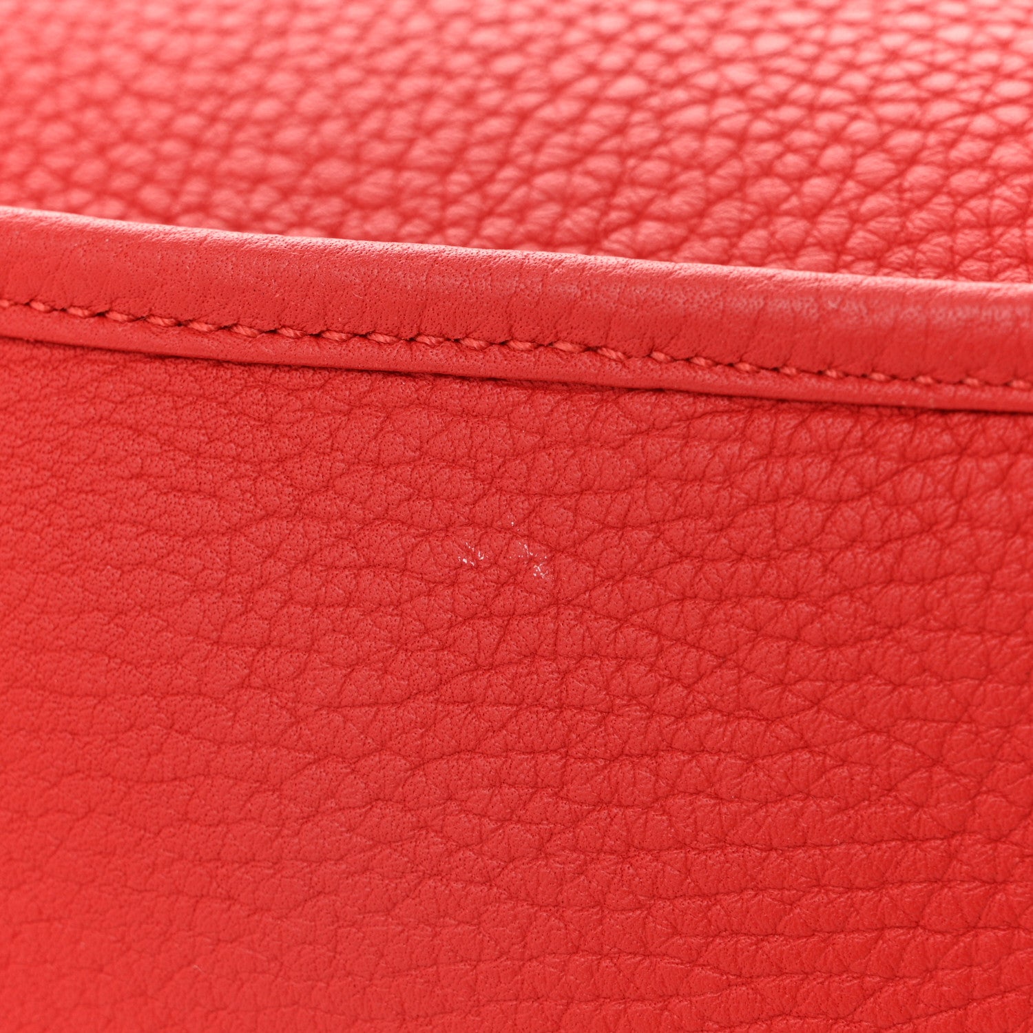 Hermes Taurillon Clemence Evelyne III GM Rouge Garance 11 of 12