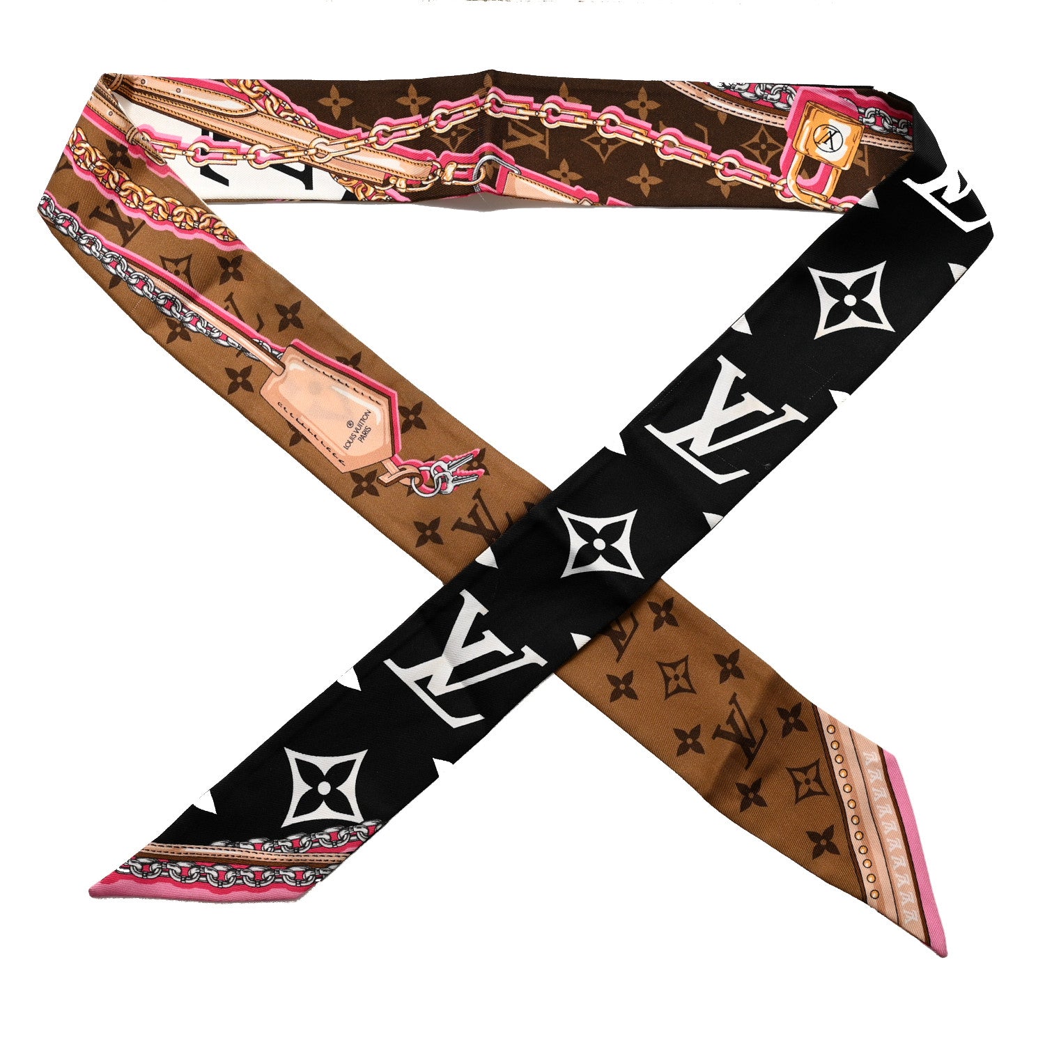 Louis Vuitton Silk Ultimate Monogram BB Bandeau Black 1 of 3