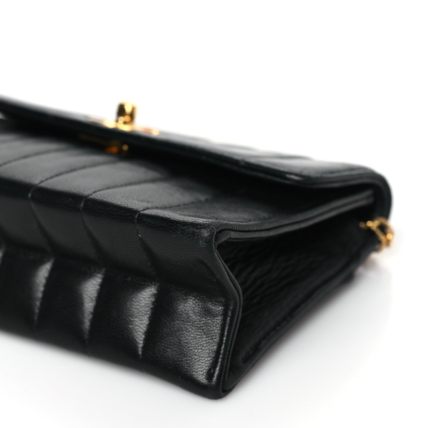 Chanel Lambskin Vertical Quilted Mini Flap Black 11 of 12