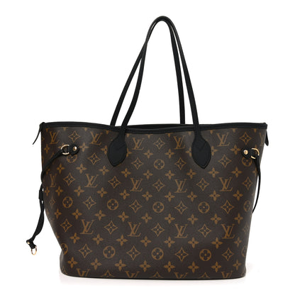 Louis Vuitton Monogram Calfskin Neo Neverfull Inside Out MM Black 1 of 17