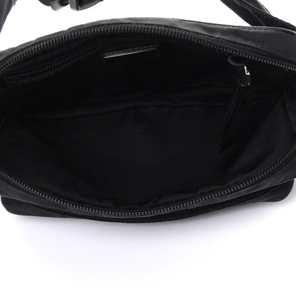 Prada Tessuto Nylon Saffiano Belt Bag Black 8 of 8