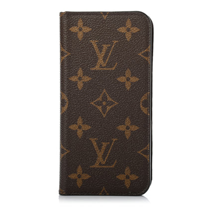 Louis Vuitton Monogram iPhone X Folio Case 1 of 6