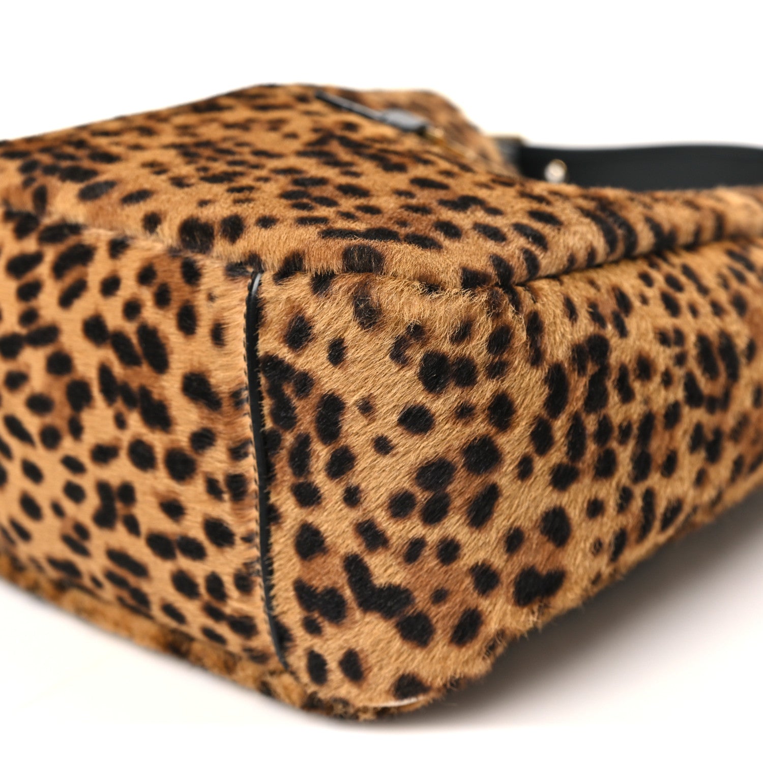 Saint Laurent Pony Hair Leopard Print Small Le 5 A 7 Soft Hobo 11 of 11