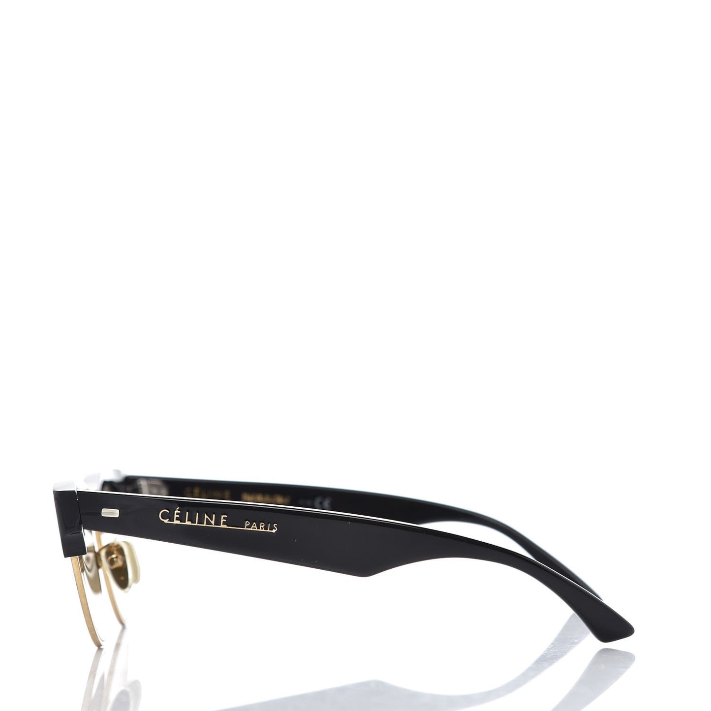 Acetate Cat Eye Sunglasses CL40059U Black Gold