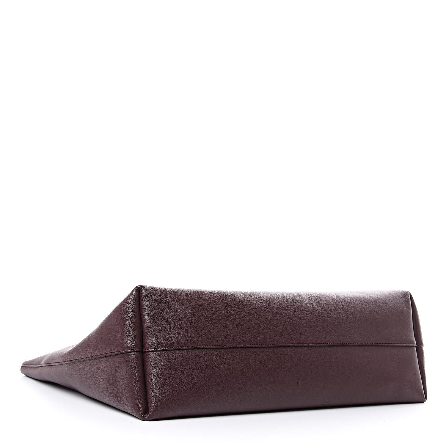 Saint Laurent Calfskin Large Shopping Tote Bordeaux 4 of 11