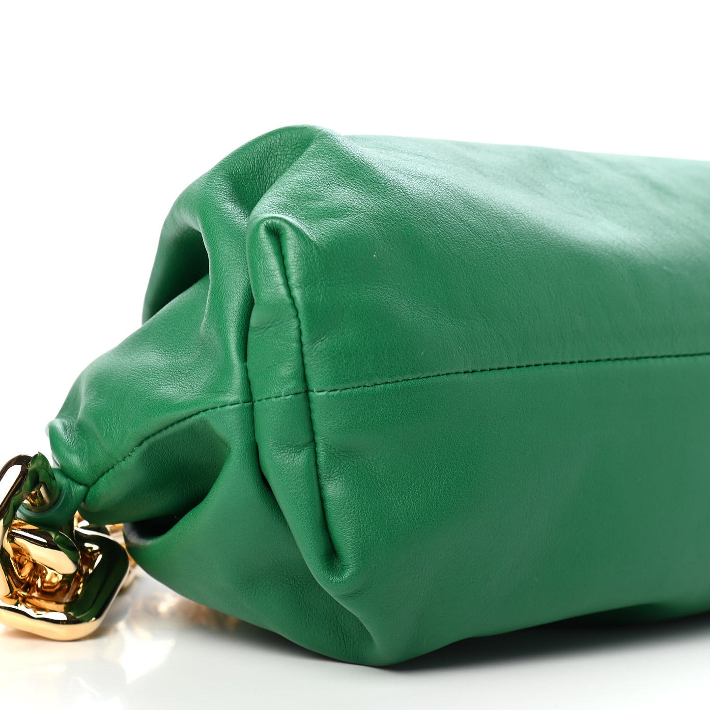 Calfskin The Pouch Chain Racing Green