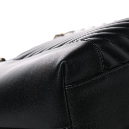 Chanel Calfskin Quilted Large Daily Shopping Bag Black 14 of 17