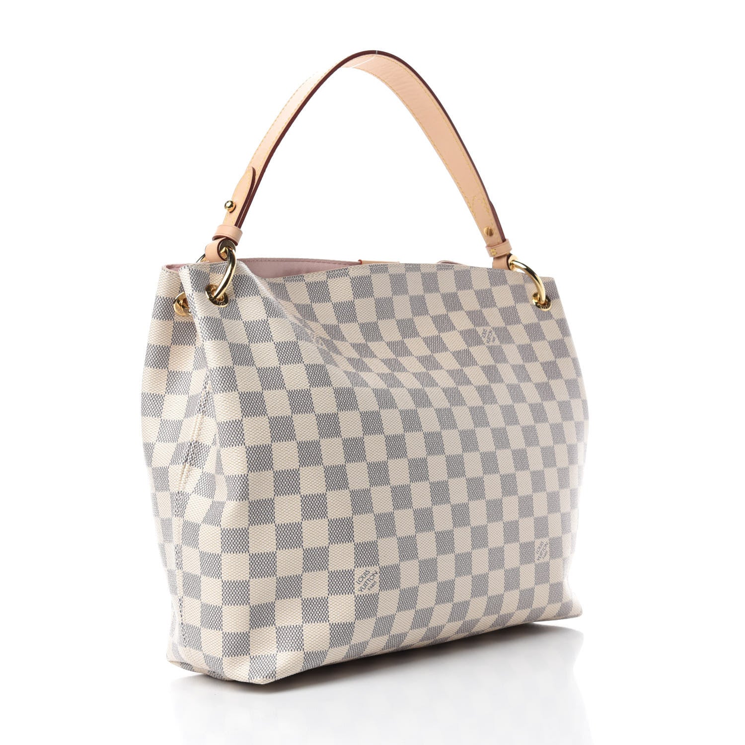 Louis Vuitton Damier Azur Graceful PM Rose Ballerine 3 of 14