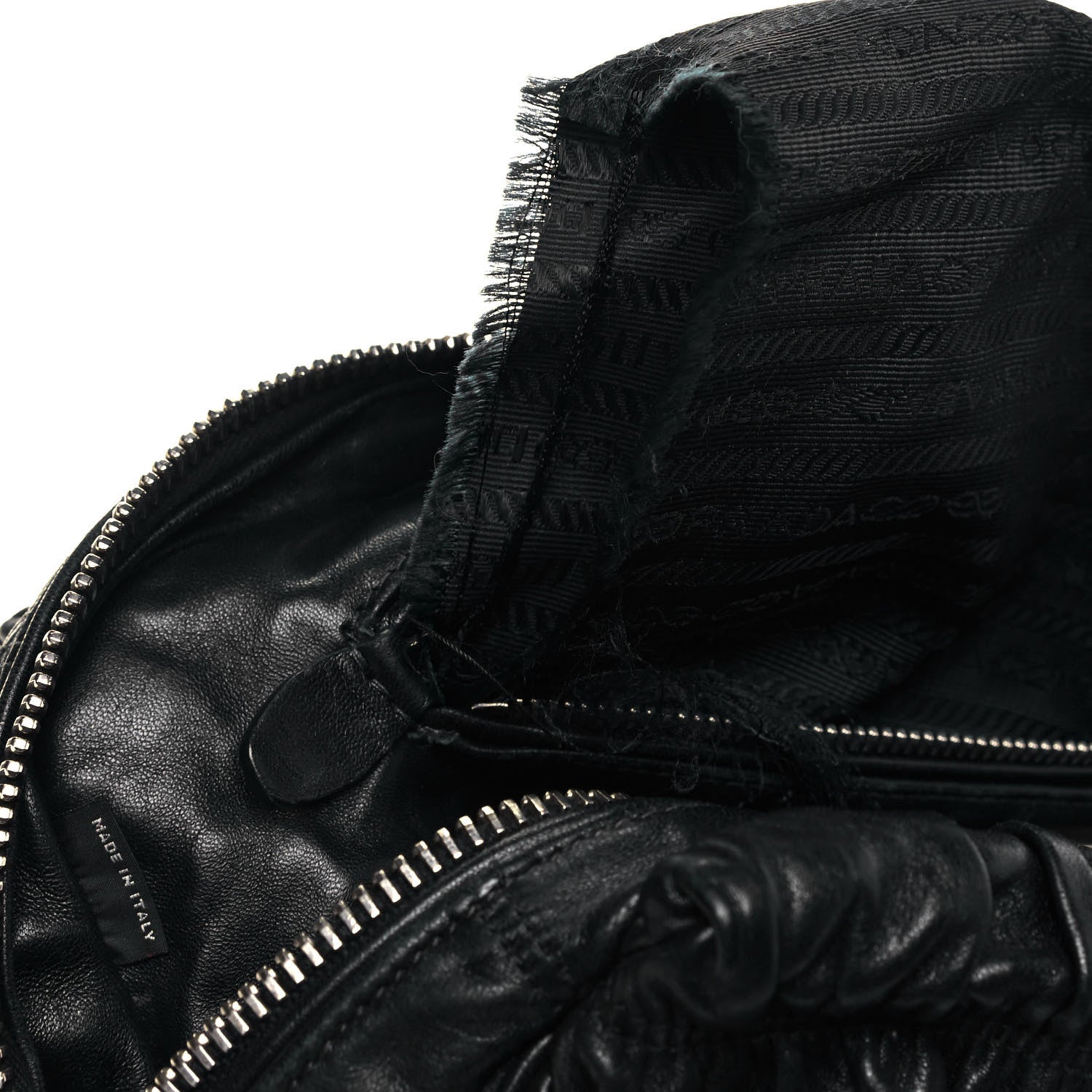 Prada Nappa Gaufre Shopping Satchel Black 15 of 15