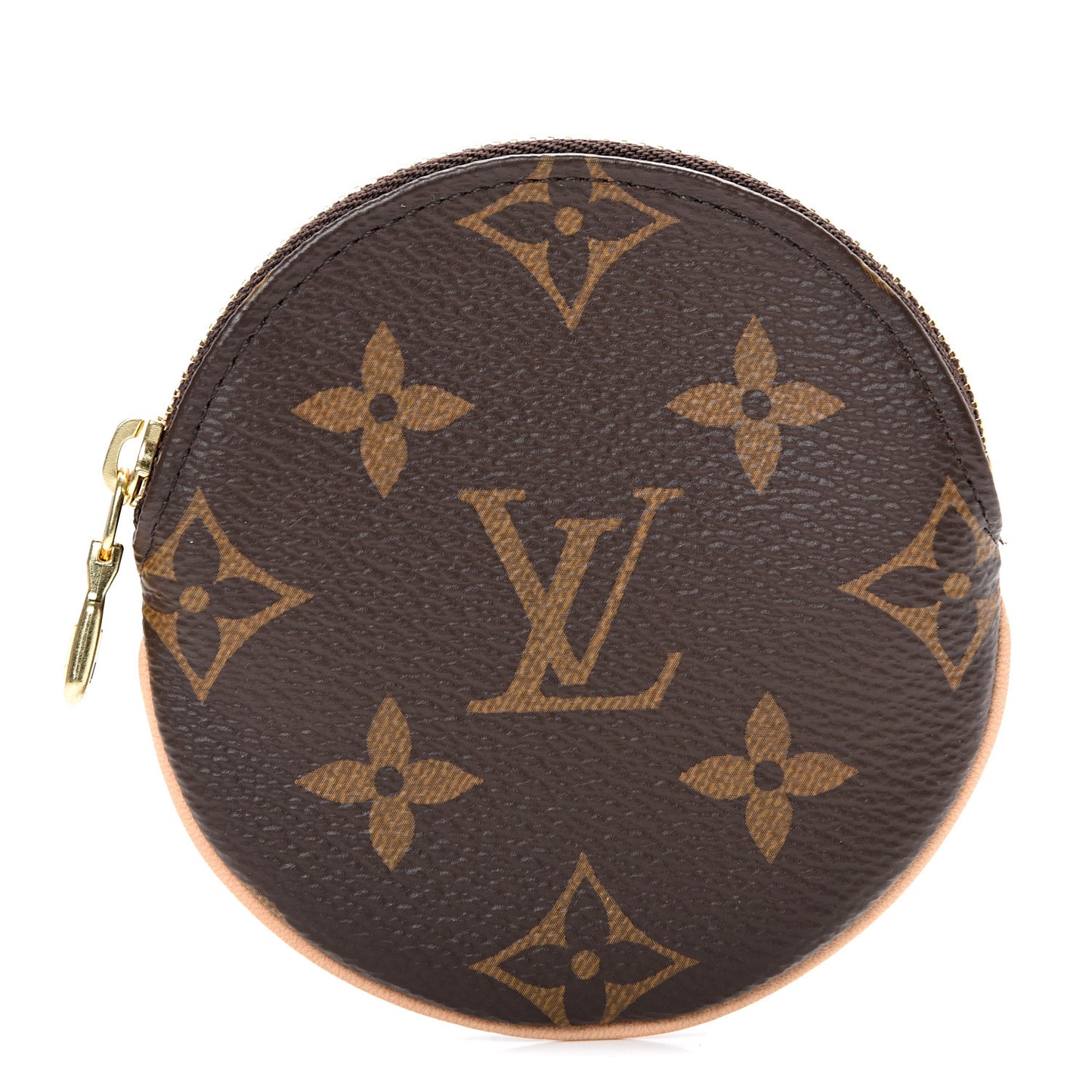 Monogram Round Coin Purse