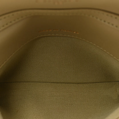 Chanel Lambskin Enamel Quilted Coco Hearts Clutch With Chain Light Green 5 of 12