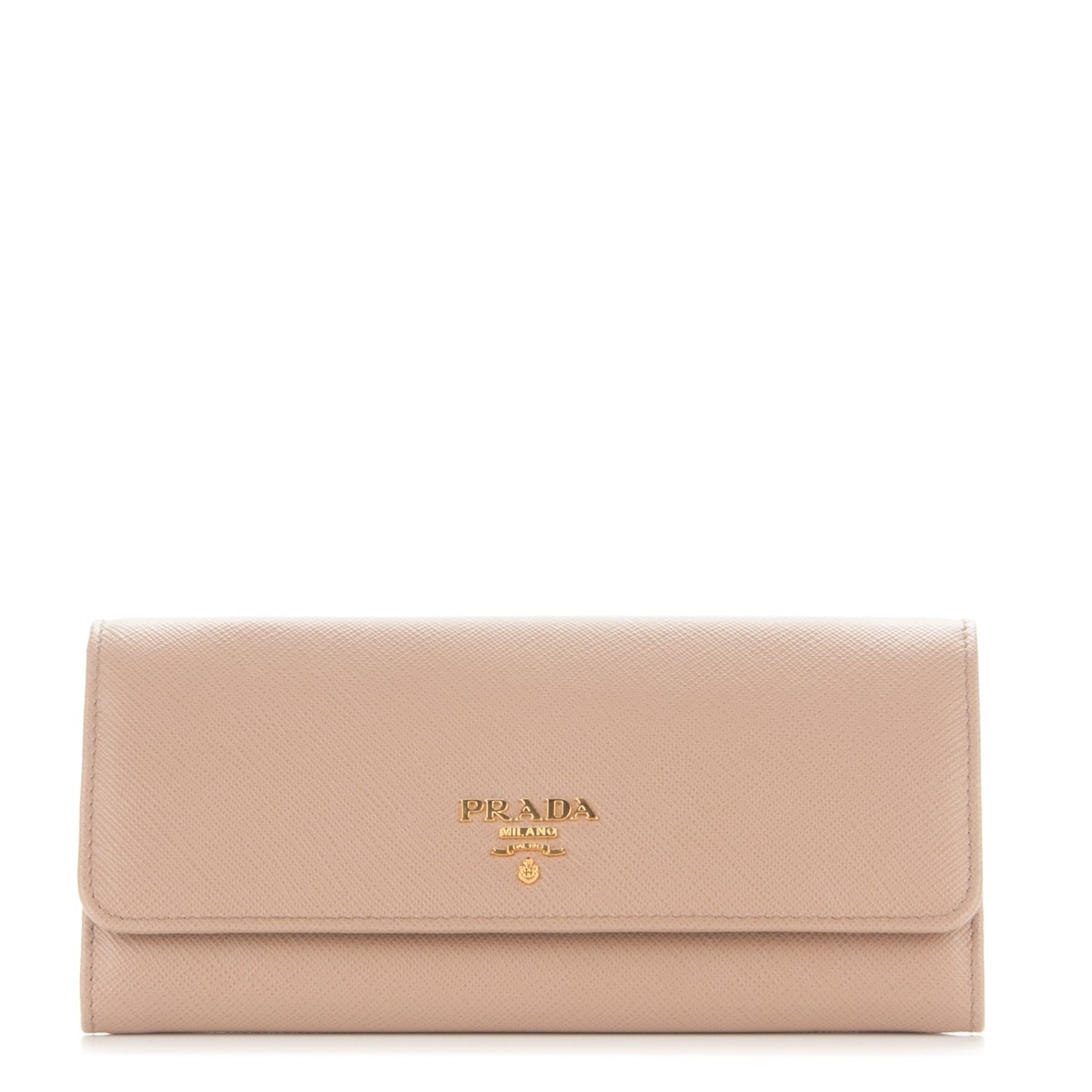 Saffiano Colour Continental Flap Wallet Cammeo Orchidea