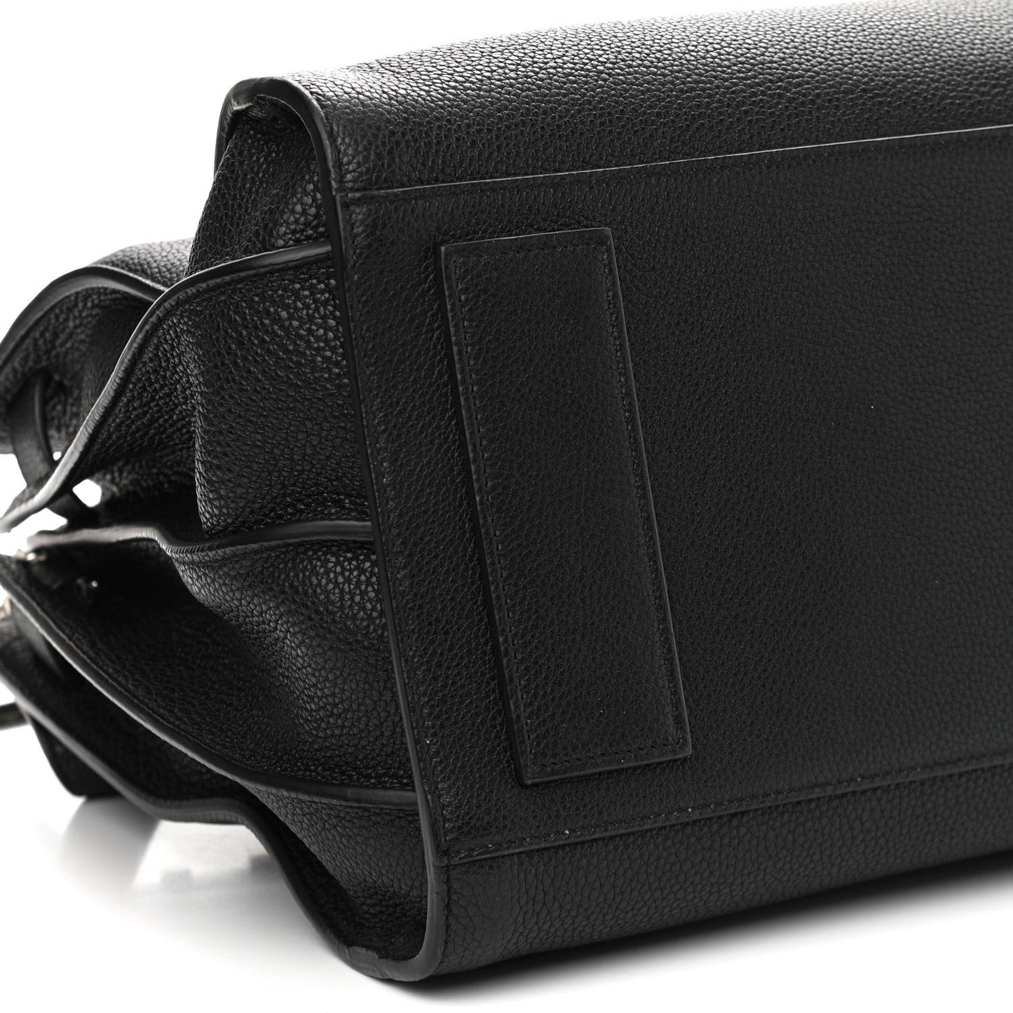 Grained Calfskin Medium Souple Sac De Jour Black