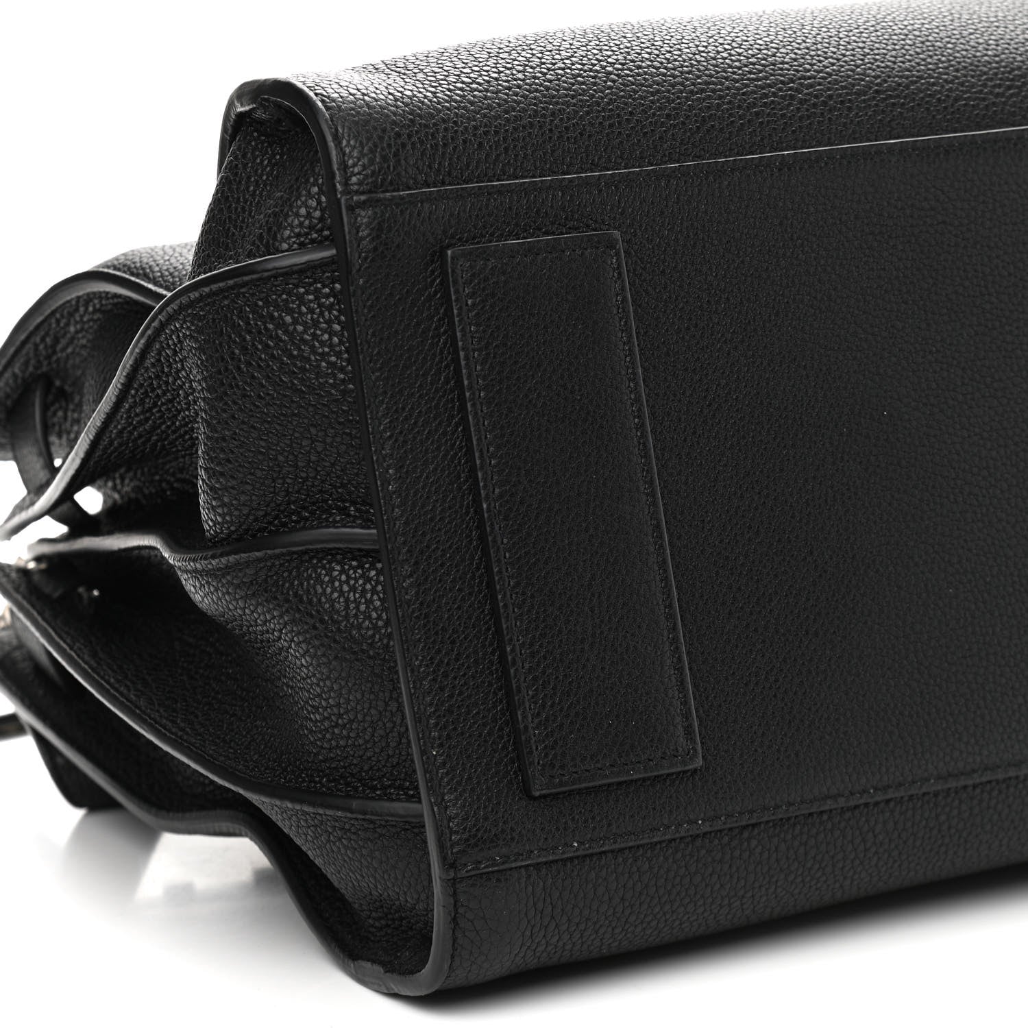 Saint Laurent Grained Calfskin Medium Souple Sac De Jour Black 9 of 12