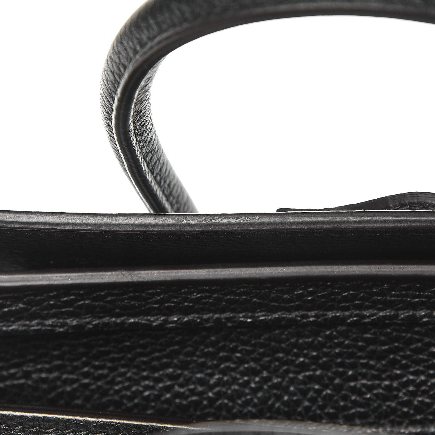 Celine Drummed Calfskin Nano Luggage Black 10 of 10