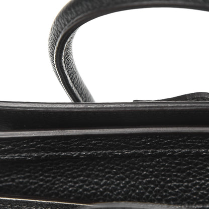 Celine Drummed Calfskin Nano Luggage Black 10 of 10
