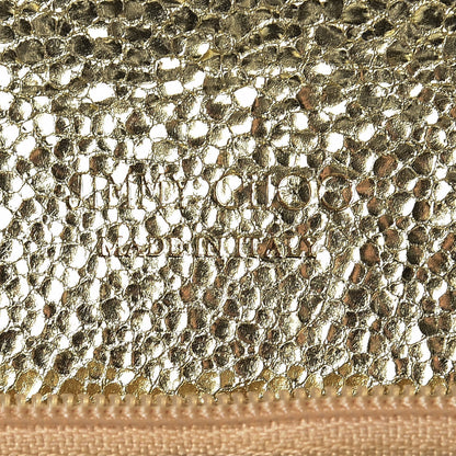 Jimmy Choo Glitter Fabric Reese Clutch Wallet Metallic 6 of 10
