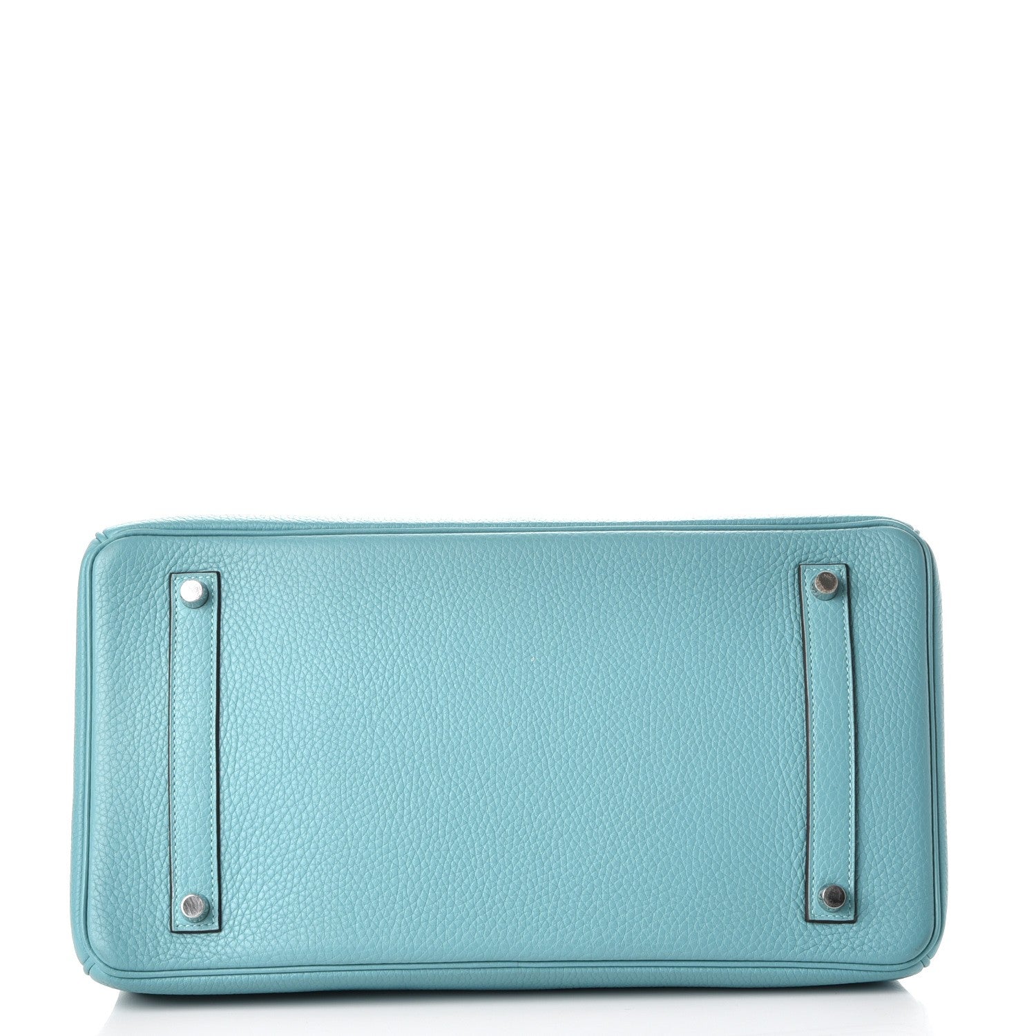 Hermes Taurillon Clemence Birkin 35 Bleu Atoll 7 of 36