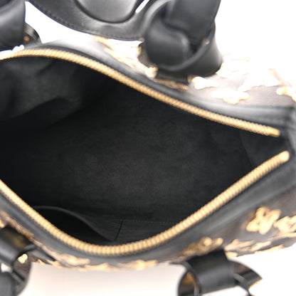 Louis Vuitton Monogram Sequins Eclipse Speedy 28 Gold 5 of 9