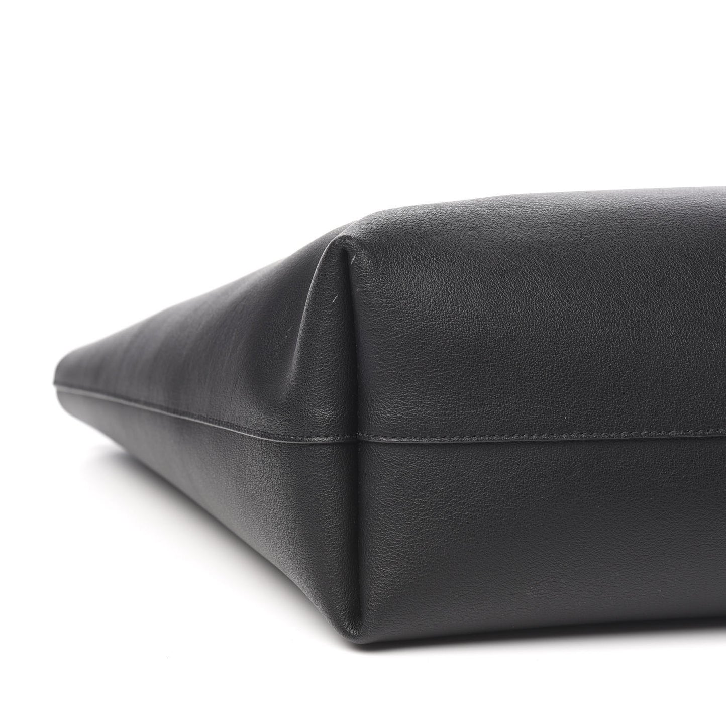 Calfskin Large Shopping Tote Black