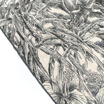 Hermes Cashmere Silk All 'Orto Botanico Di Palermo Shawl 140 Vert Loden Naturel Encre 4 of 4