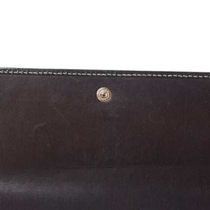 Gucci GG Supreme Monogram Tattoo Heart Continental Wallet Brown 8 of 13
