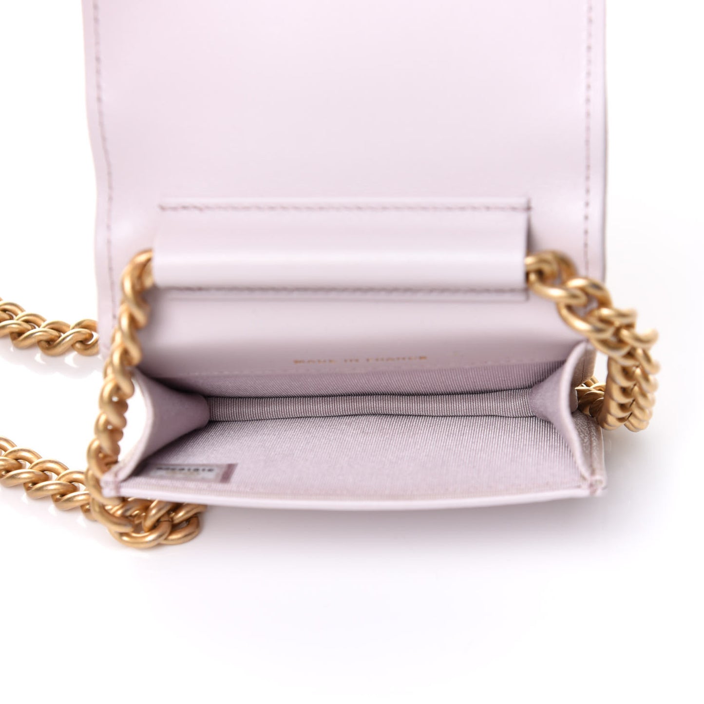 Caviar Chevron Boy Flap Waist Belt Bag Light Purple