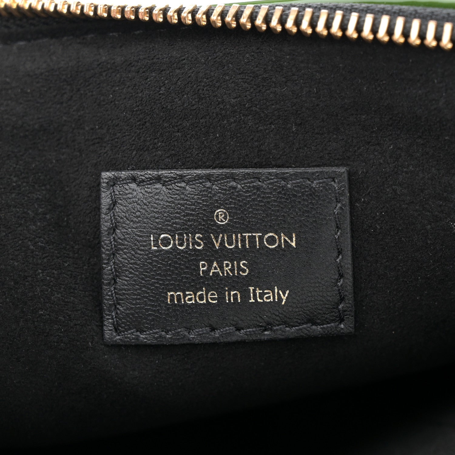 Louis Vuitton Patent Embossed Monogram Coussin PM Green Black 6 of 9