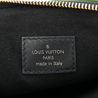 Louis Vuitton Patent Embossed Monogram Coussin PM Green Black 6 of 9