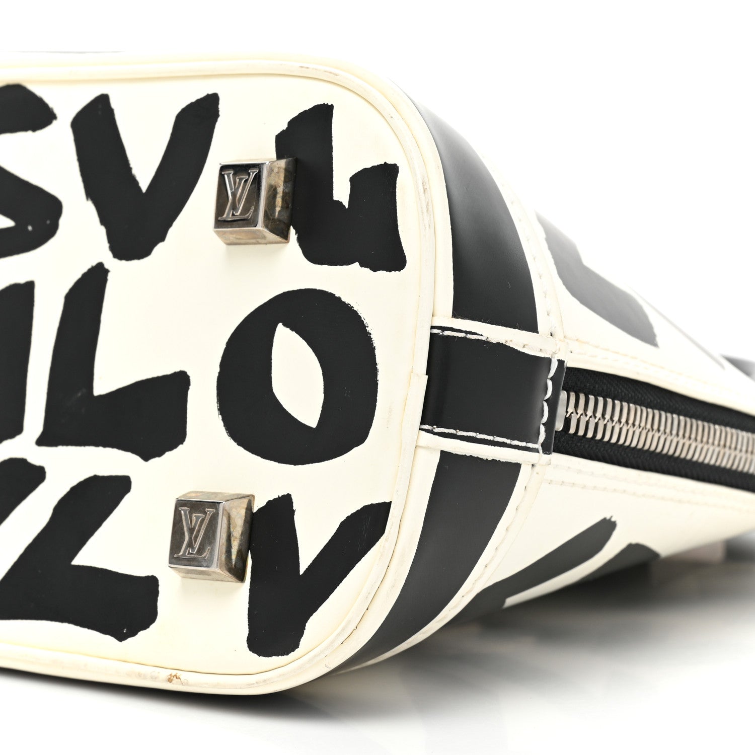 Louis Vuitton Graffiti Alma MM Black 8 of 13