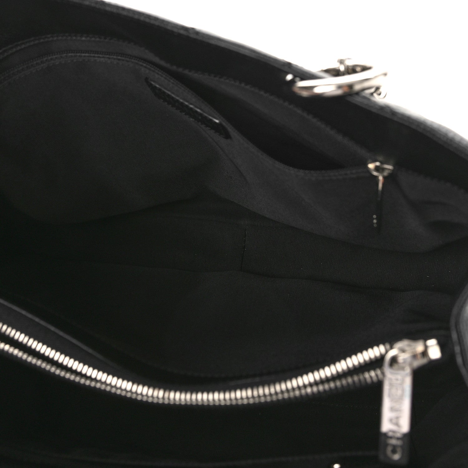 Chanel Caviar Quilted Grand Shopping Tote GST Black 5 of 10