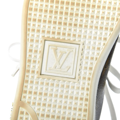 Louis Vuitton Calfskin Monogram LV Black Heart Sneakers 38 Cacao 10 of 13