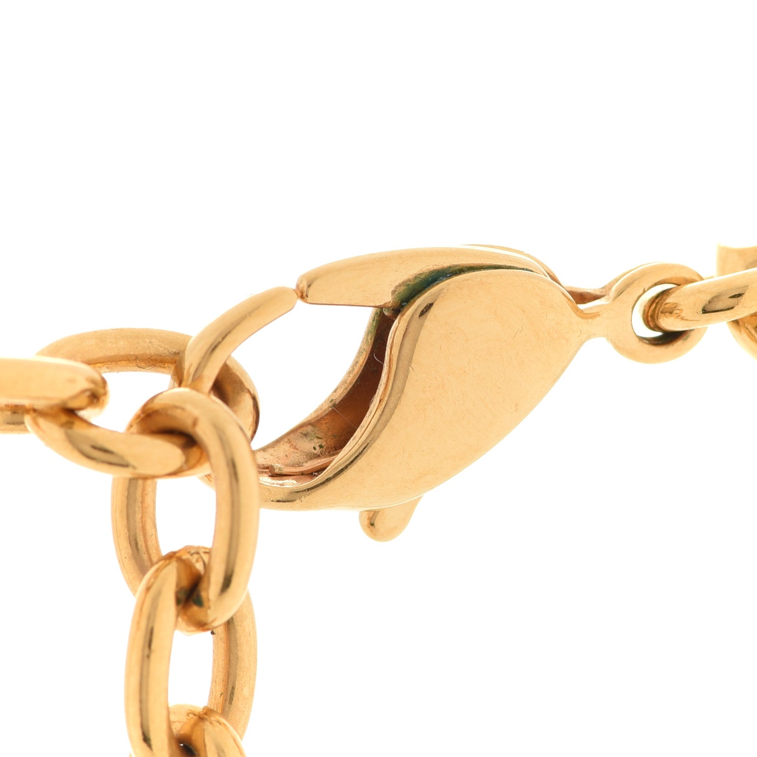 Christian Dior Metal Danseuse Etoile Chain Choker Necklace Gold 5 of 7