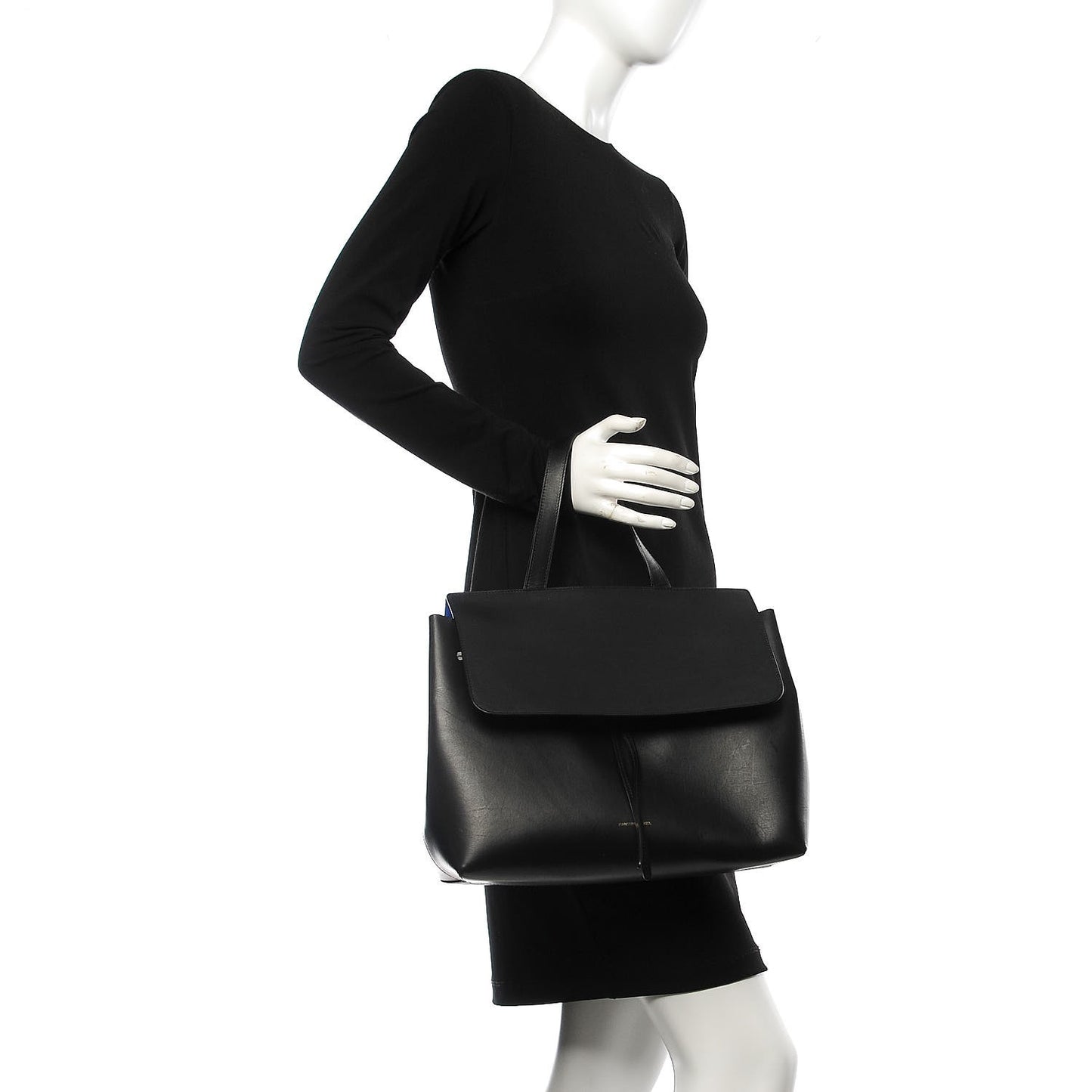Calfskin Lady Bag Black Royal
