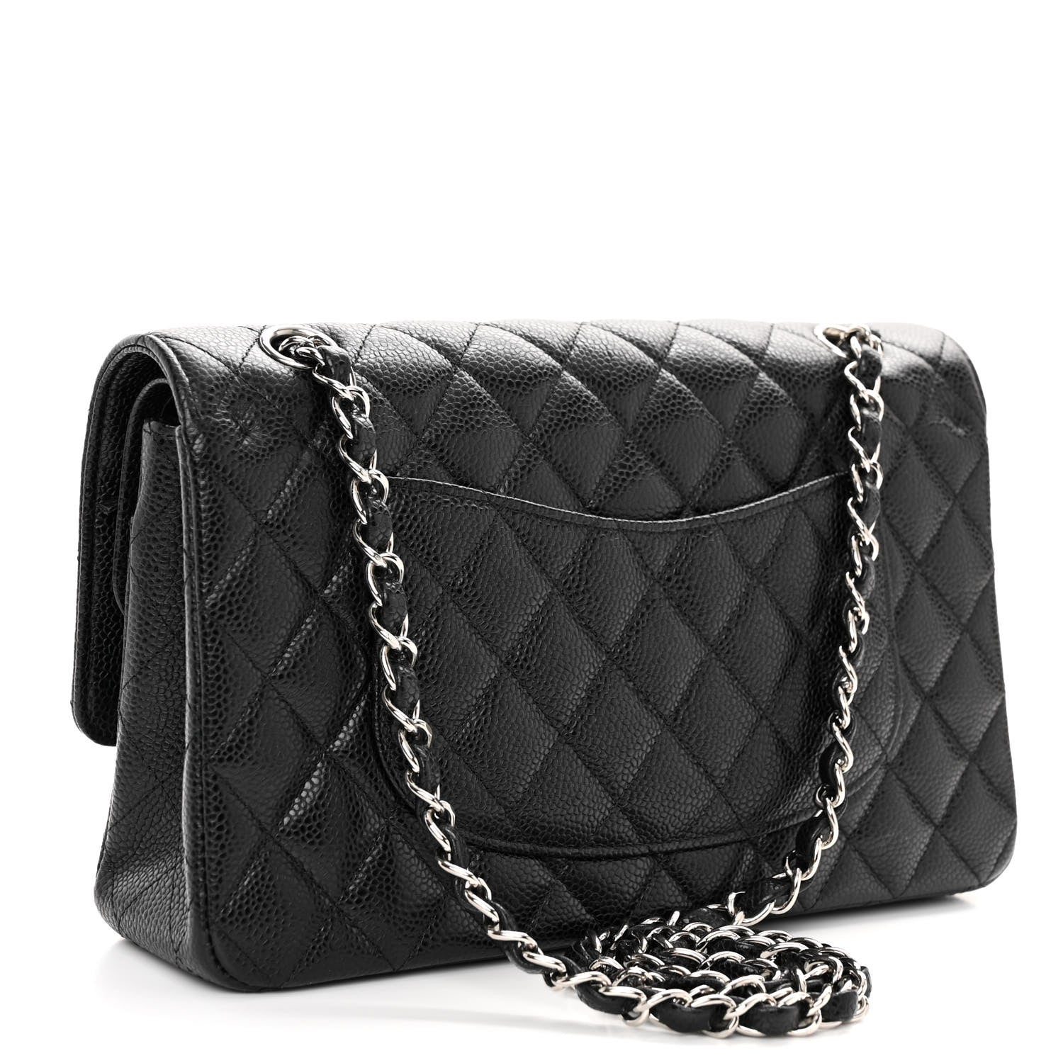 Chanel Caviar Quilted Medium Double Flap Black 3 of 10