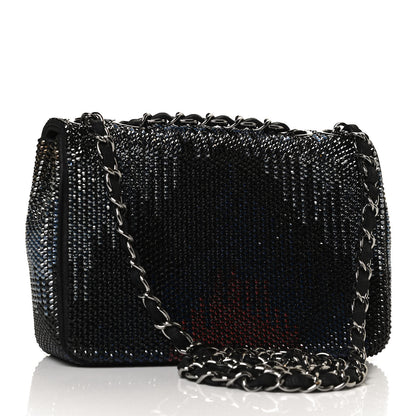 Chanel Suede Calfskin Crystal Small Single Flap Multicolor 2 of 11