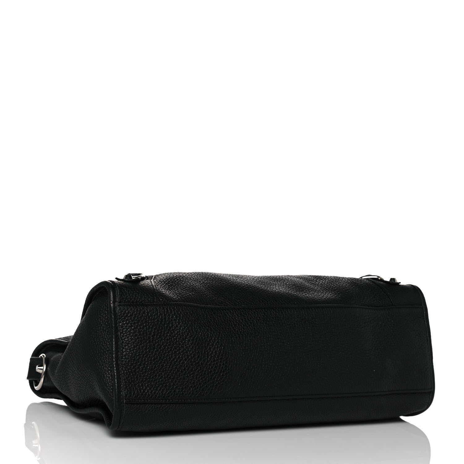 Balenciaga Vibrato Calfskin Classic Silver Hardware City Black 4 of 13