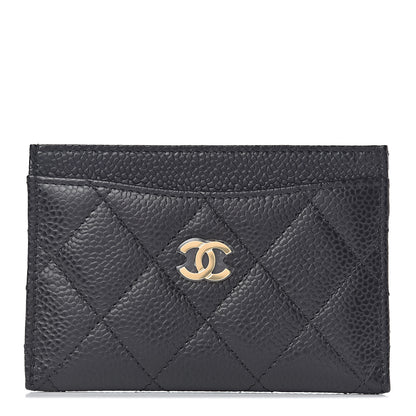 Chanel Caviar Quilted Card Holder Black 1 of 8