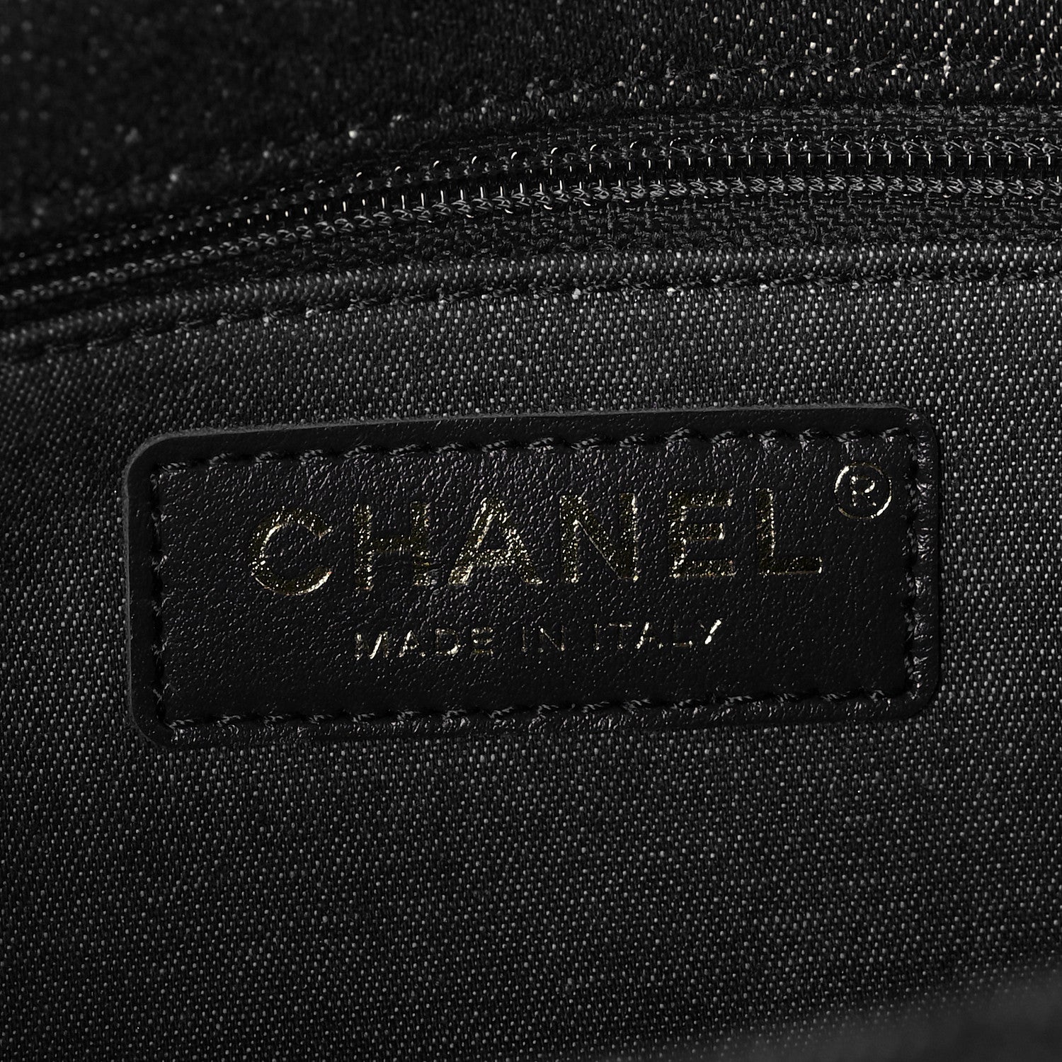 Chanel Denim Quilted Medium Funky Town Flap Black 6 of 8