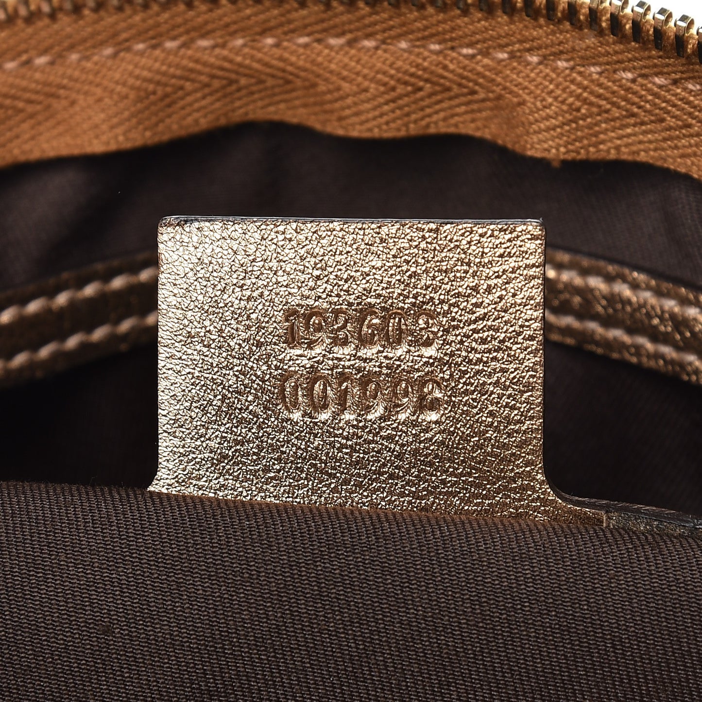 Crystal Monogram Medium Joy Boston Bronze