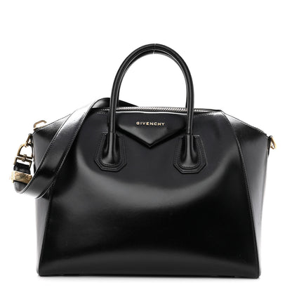 Givenchy Shiny Lord Calfskin Medium Antigona Black 1 of 13