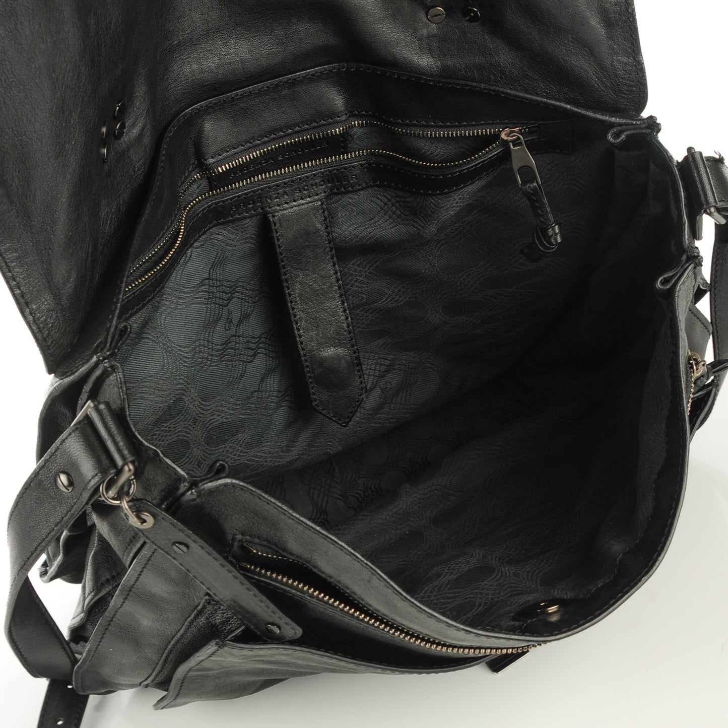 Lambskin PS1 Extra Large Satchel Black