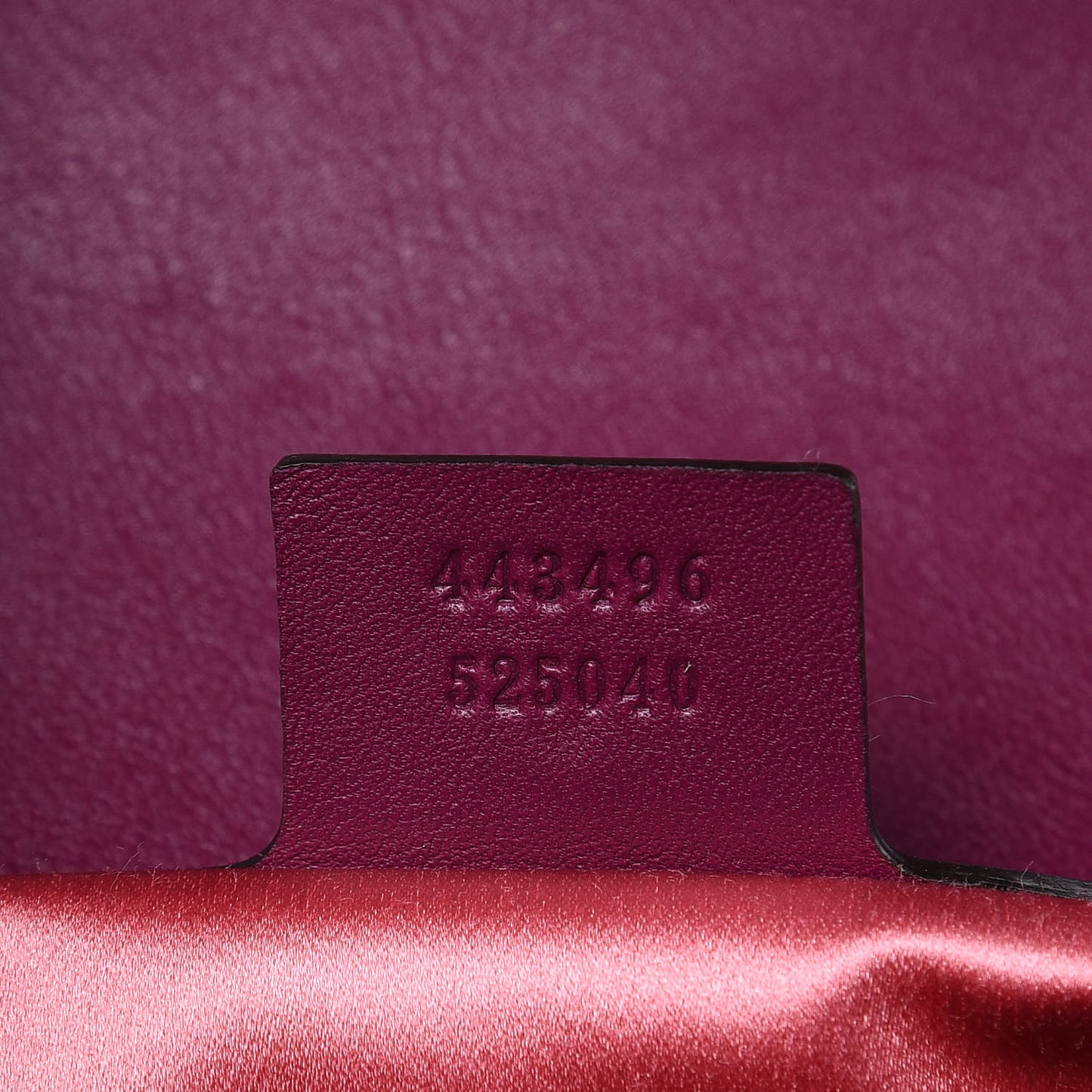 Velvet Matelasse Medium GG Marmont Shoulder Bag Fuchsia Violet Cyclamen